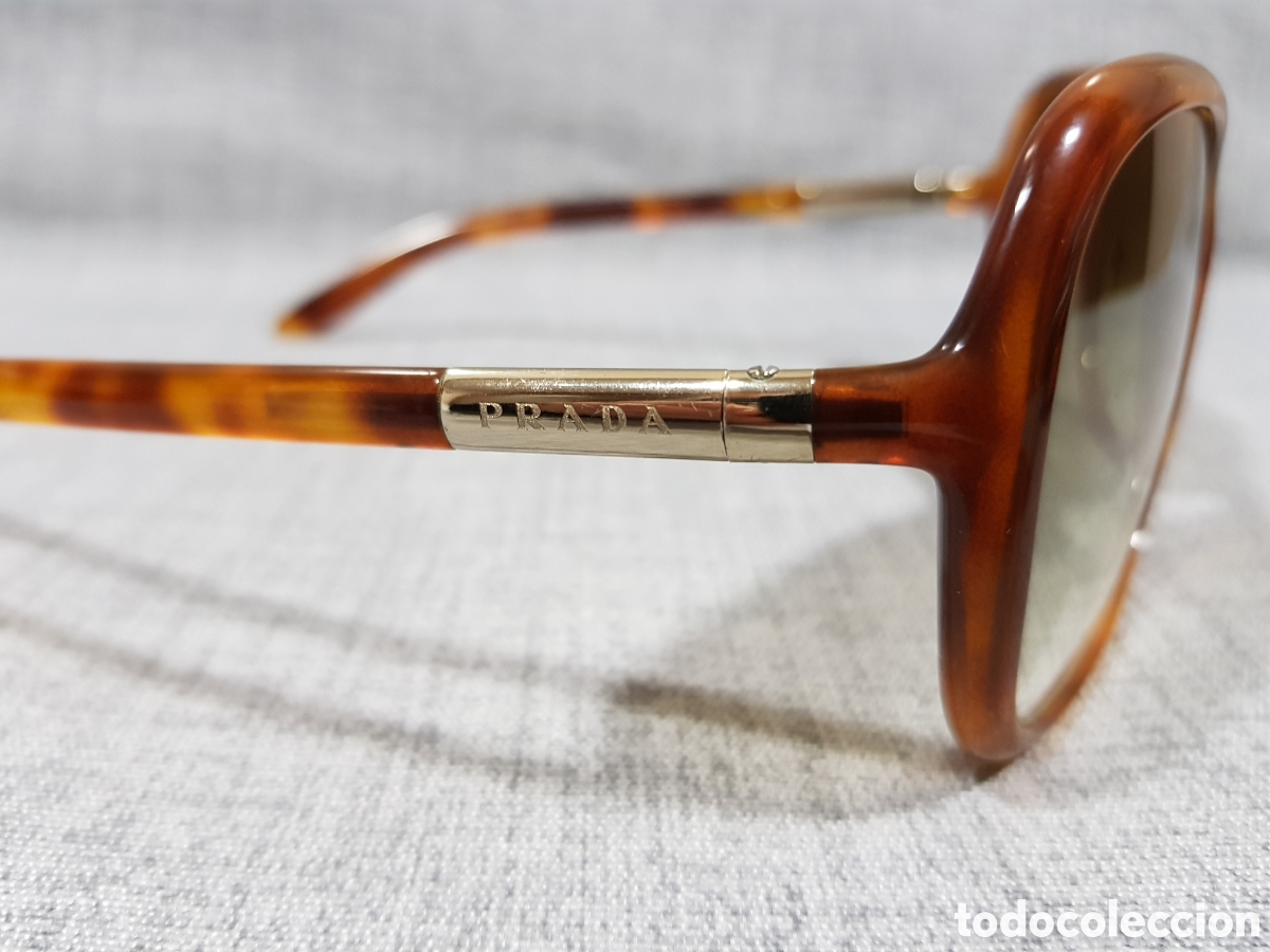Segunda mano: PRADA GAFAS DE SOL DE PASTA ESTILO VINTAGE + FUNDA R&Iacute;GIDA - Foto 5