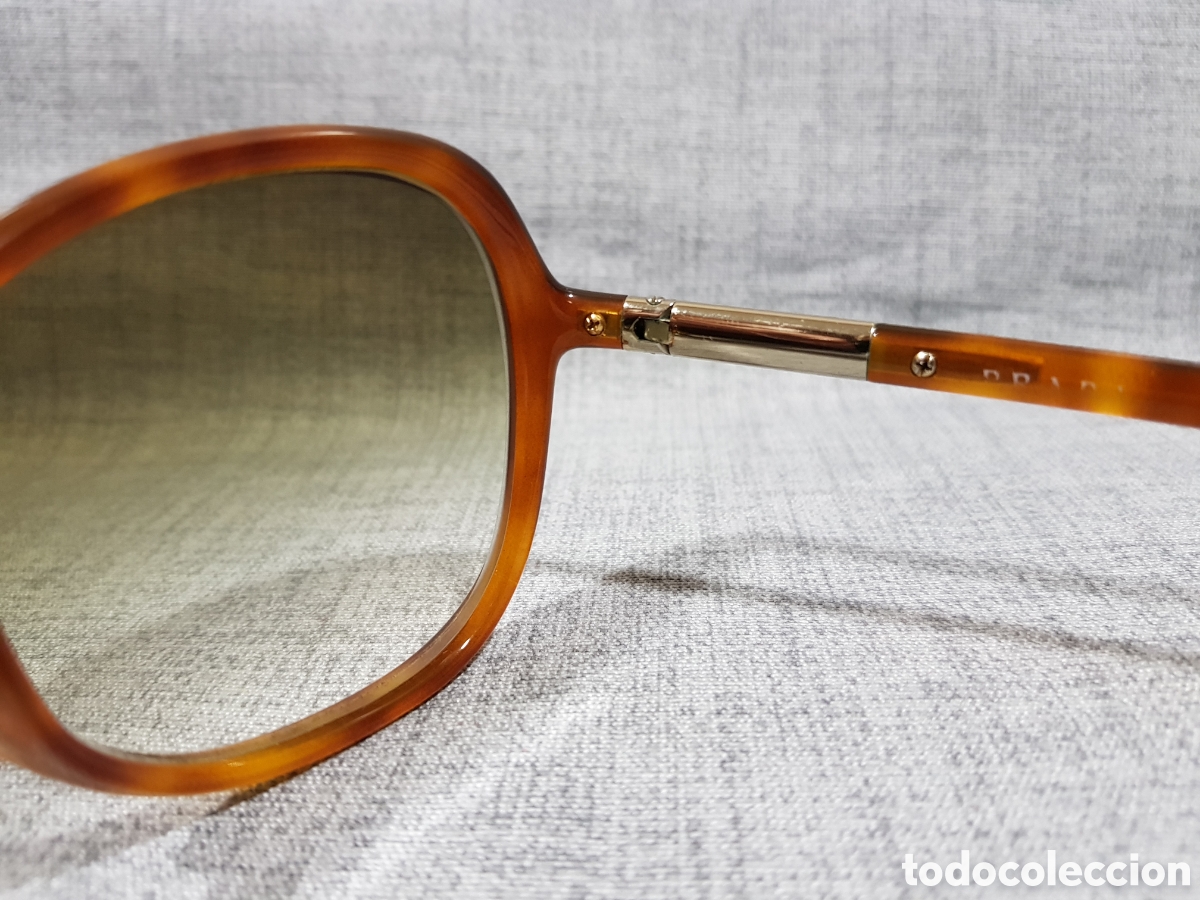 Segunda mano: PRADA GAFAS DE SOL DE PASTA ESTILO VINTAGE + FUNDA R&Iacute;GIDA - Foto 9