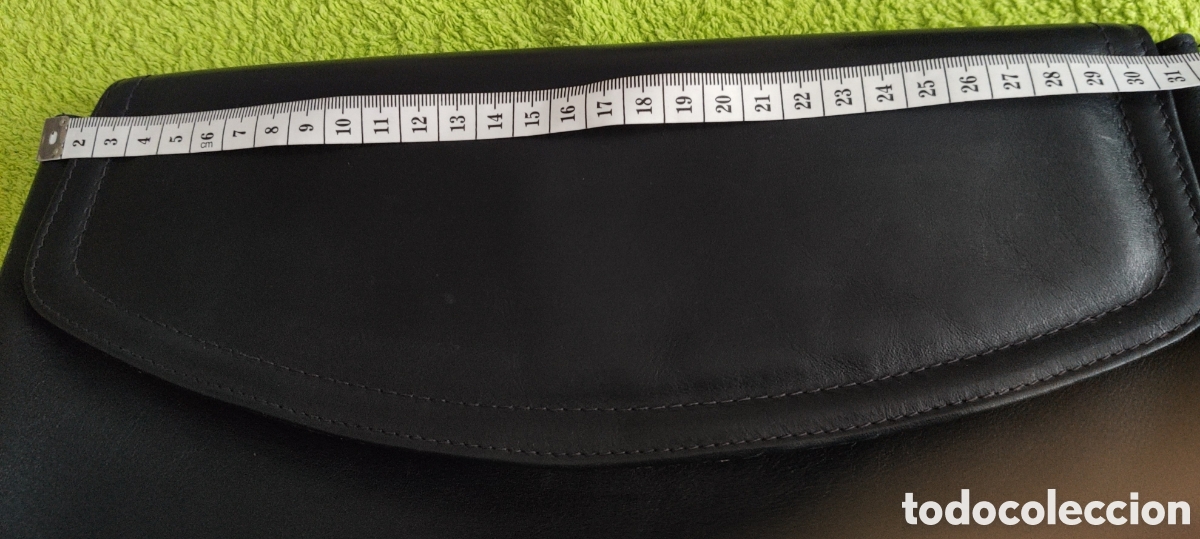 Segunda mano: Bolso de mano. Piel Azul. - Foto 10
