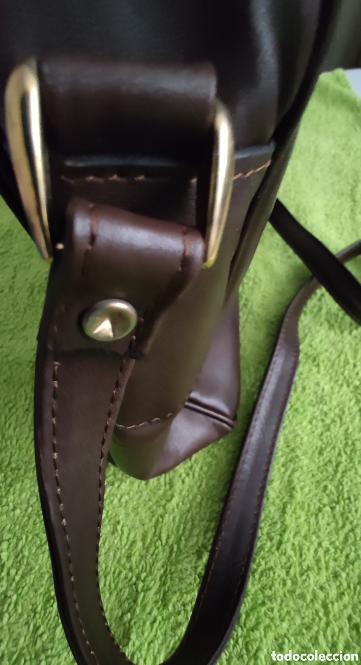 Segunda mano: Bolso cartera marr&oacute;n. - Foto 7