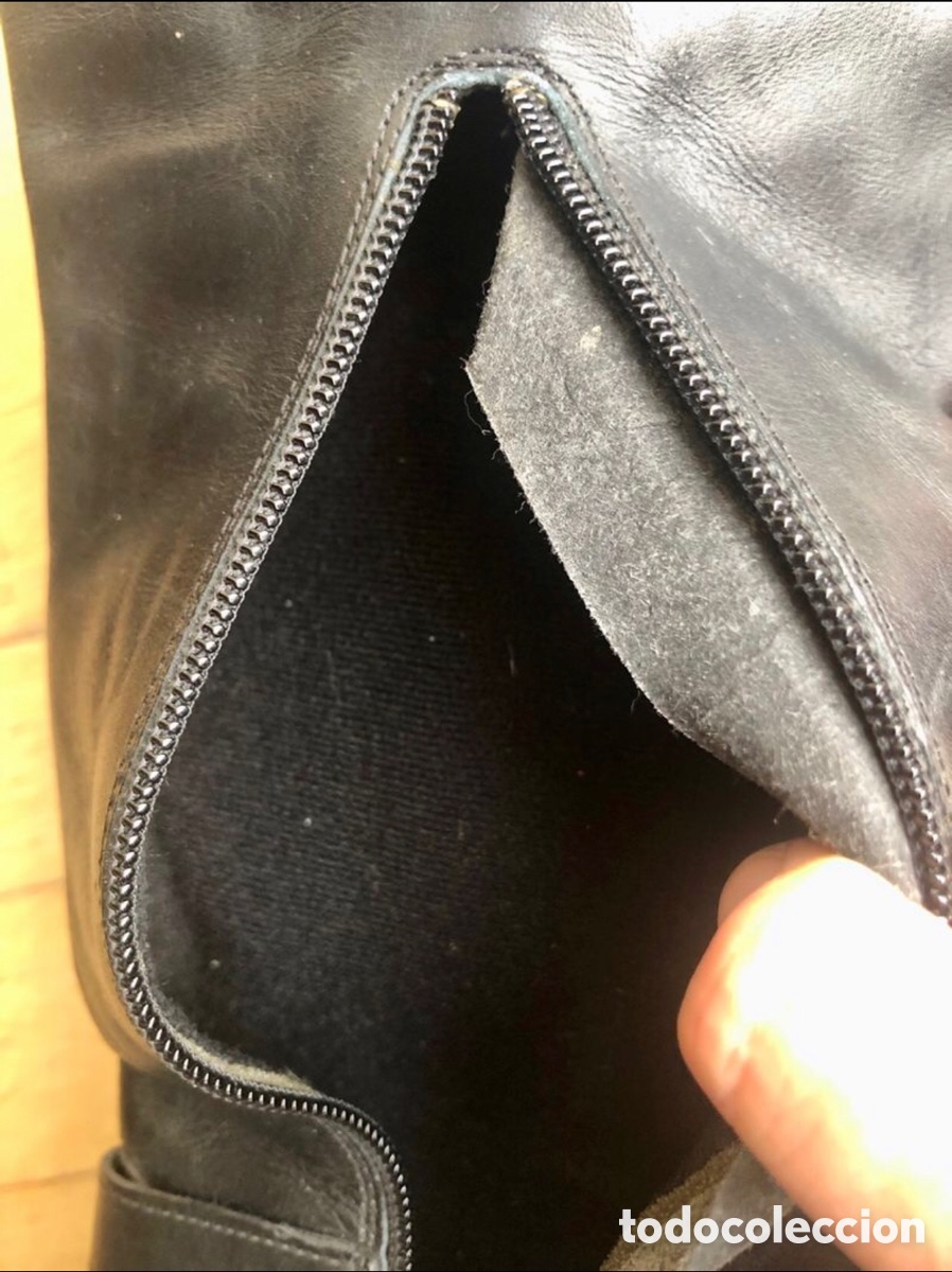 Segunda mano: Botas altas de piel negras. N&uacute;mero 40. ASM - Foto 6
