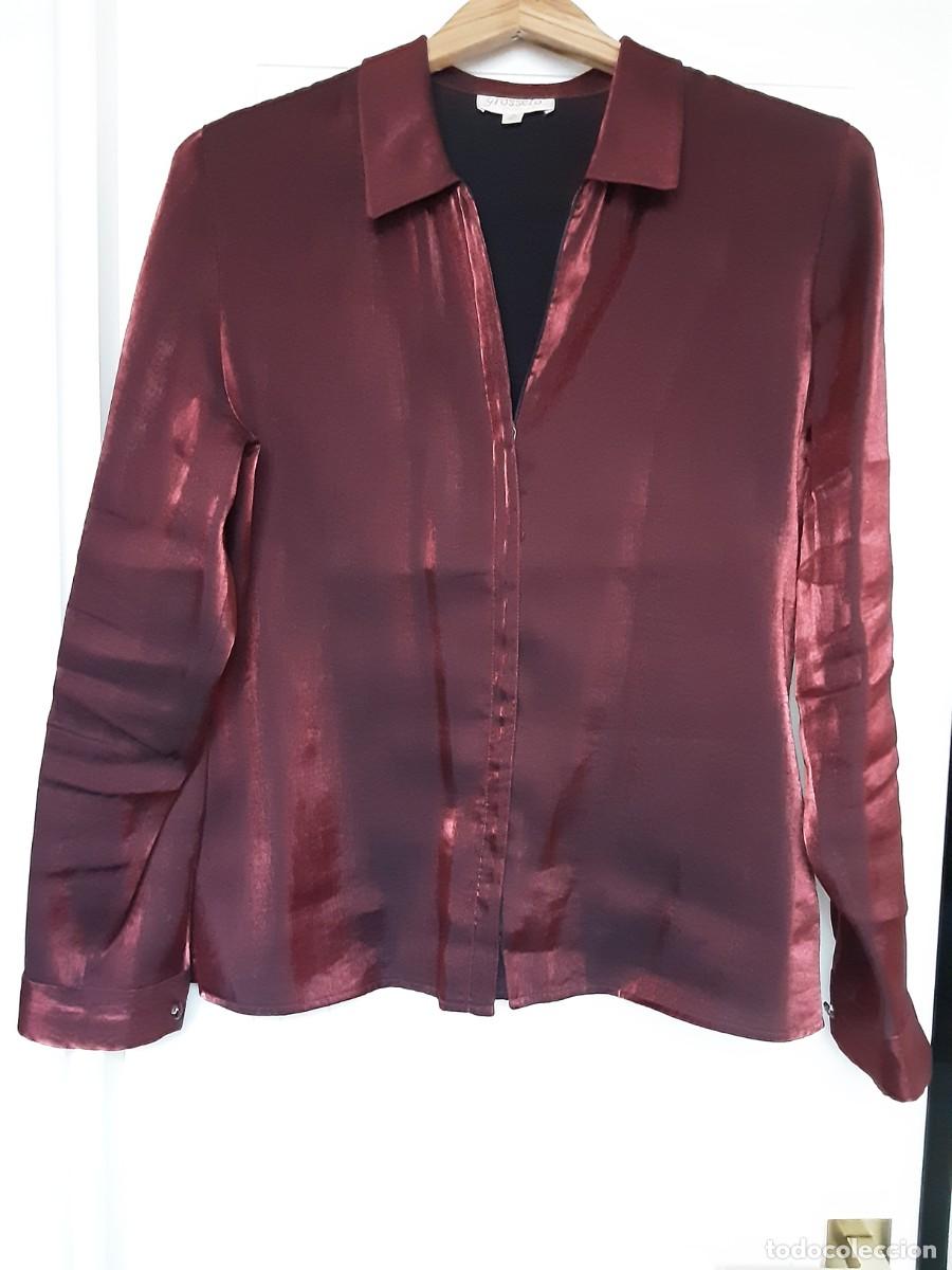 Segunda mano: Camisa tipo chaqueta en color burdeos moda - Foto 1