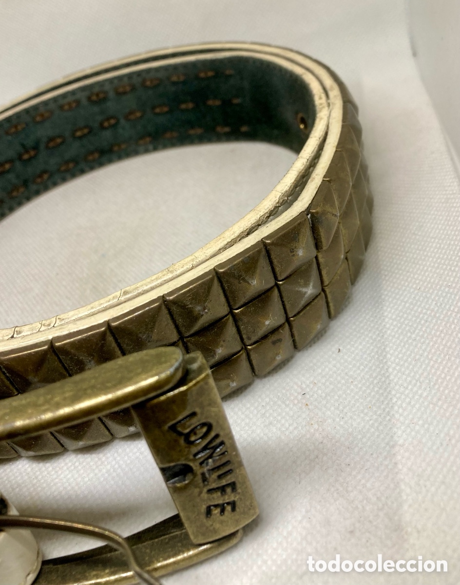 Segunda mano: CINTUR&Oacute;N MARCA LOWL&rsquo;FE METALICO Y BLANCO - Foto 3