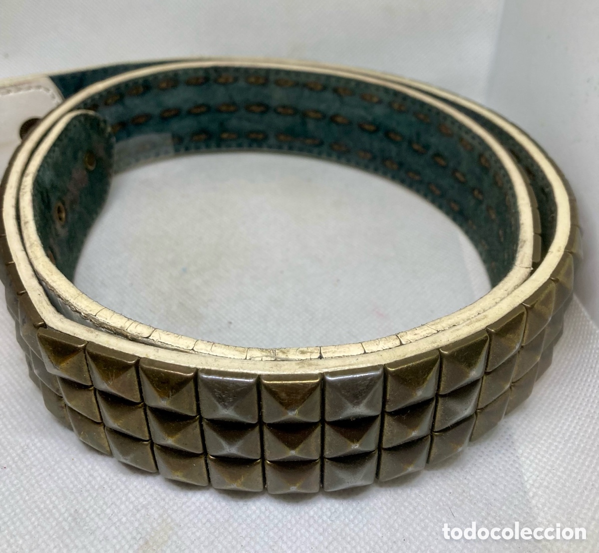 Segunda mano: CINTUR&Oacute;N MARCA LOWL&rsquo;FE METALICO Y BLANCO - Foto 4