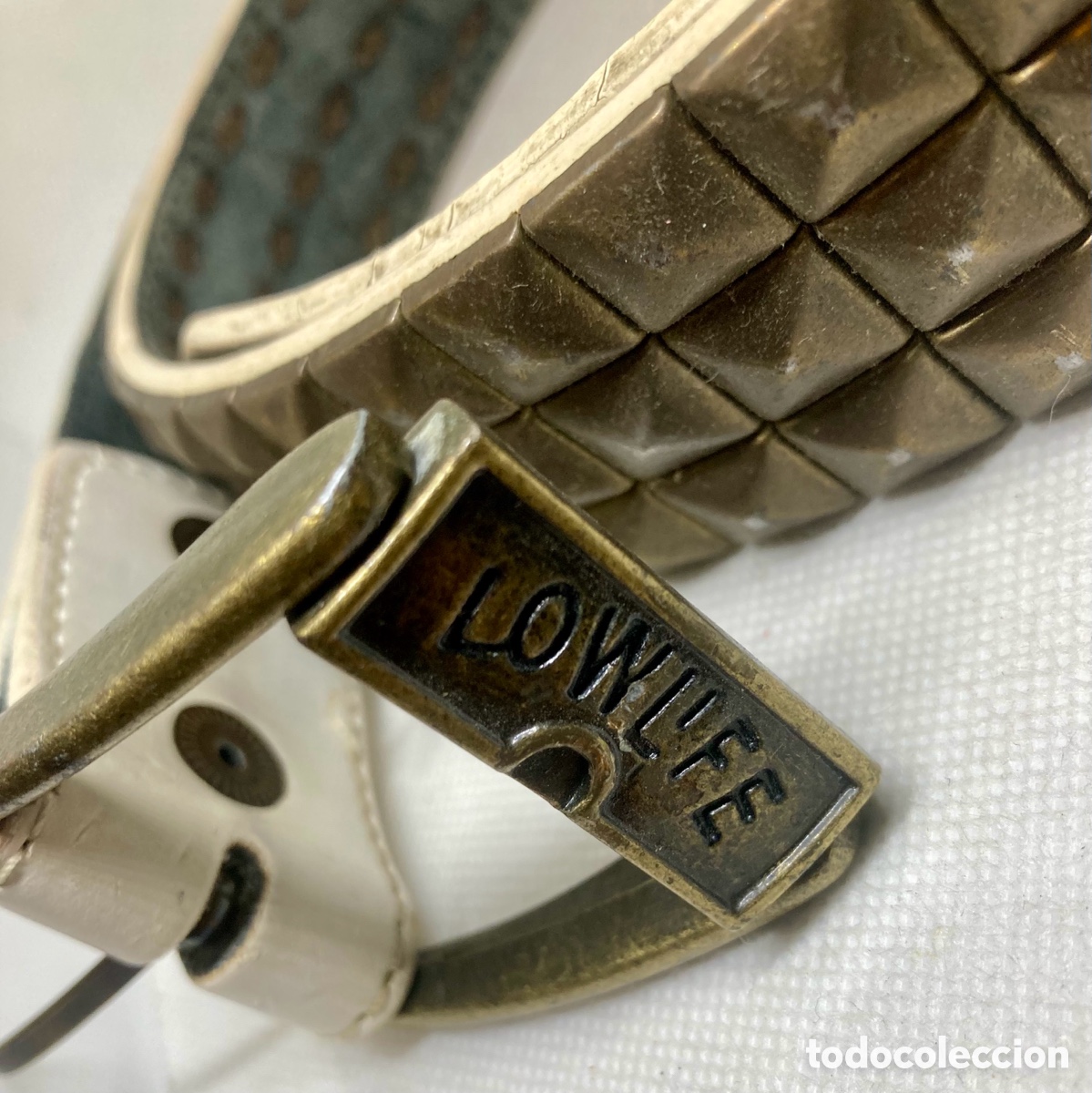 Segunda mano: CINTUR&Oacute;N MARCA LOWL&rsquo;FE METALICO Y BLANCO - Foto 5