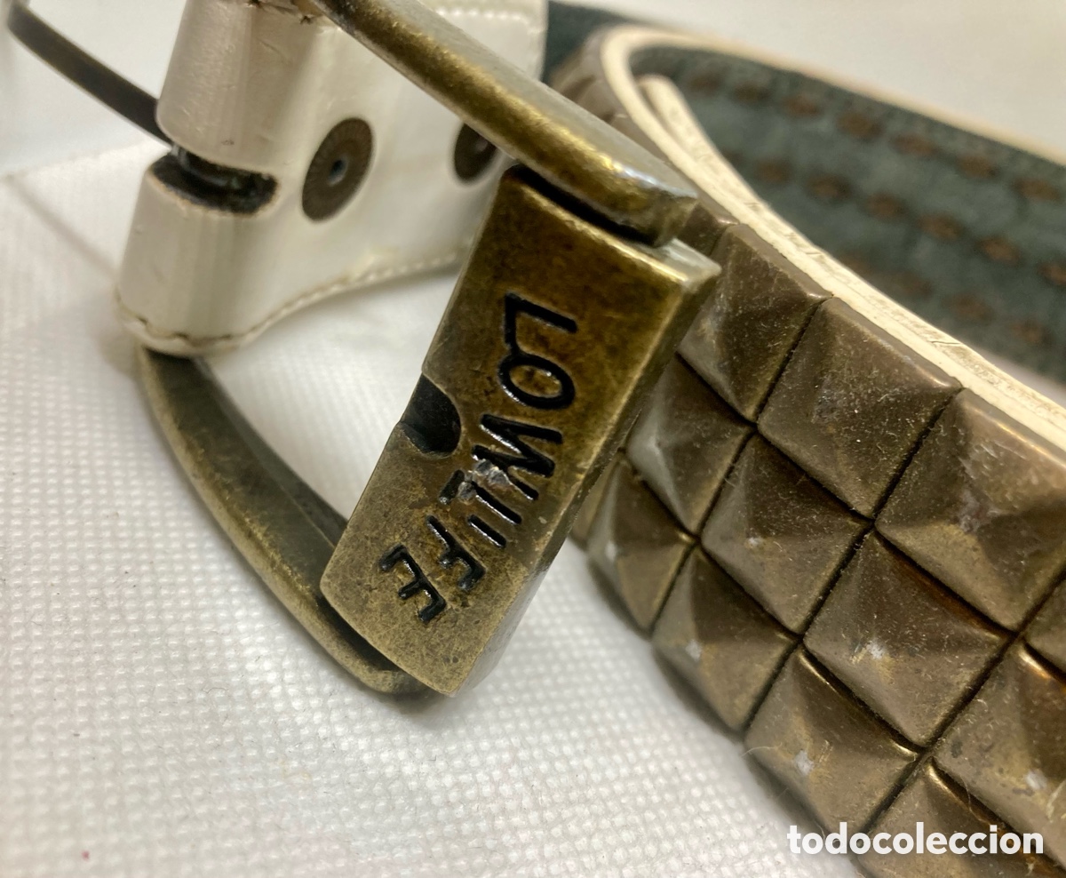 Segunda mano: CINTUR&Oacute;N MARCA LOWL&rsquo;FE METALICO Y BLANCO - Foto 6