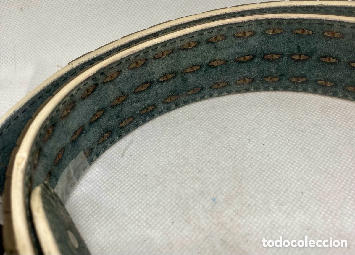 Segunda mano: CINTUR&Oacute;N MARCA LOWL&rsquo;FE METALICO Y BLANCO - Foto 7