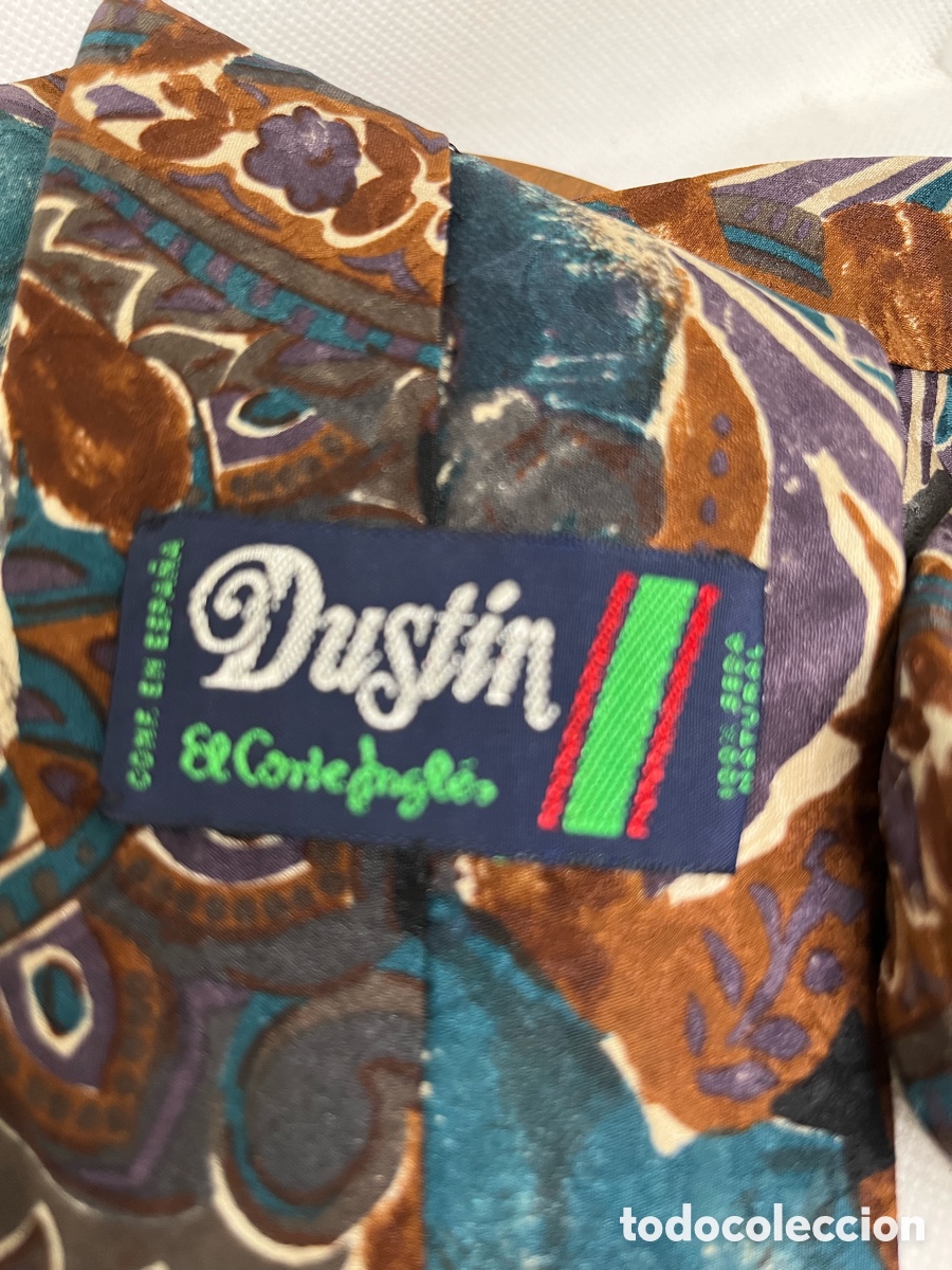 Segunda mano: CORBATA DUSTIN &ldquo; El Corte Ingl&eacute;s&rdquo; 100% SEDA NATURAL - Foto 2