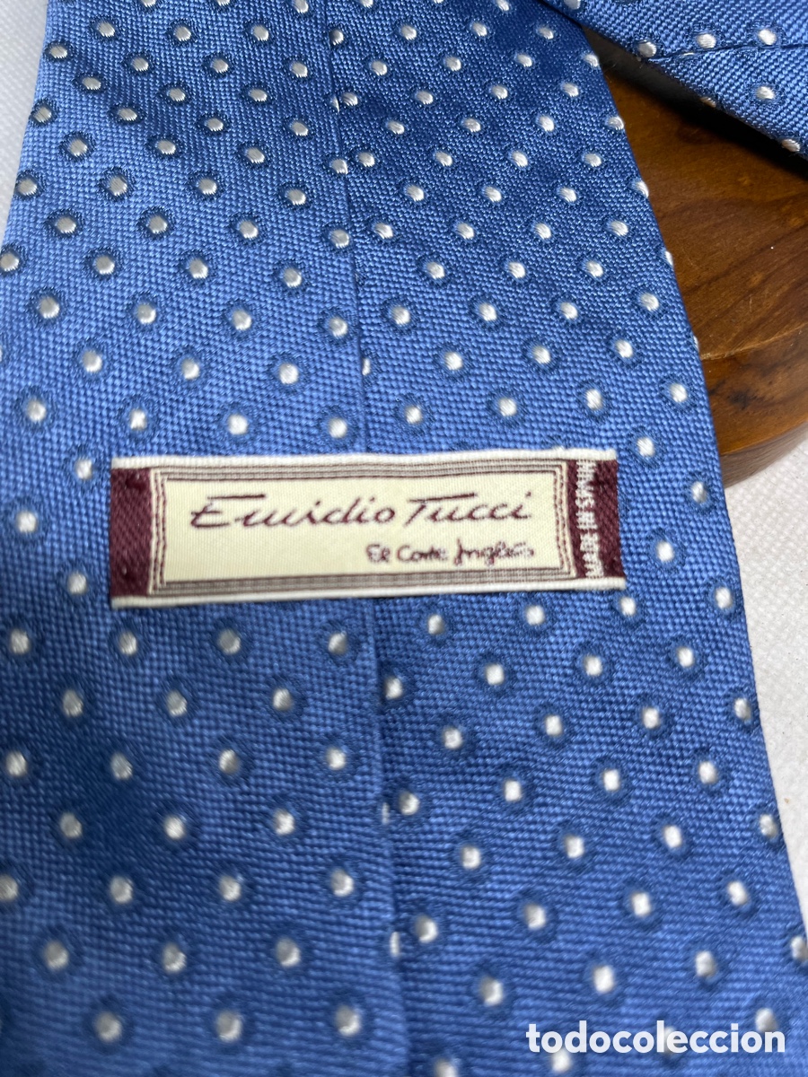 Segunda mano: CORBATA EMIDIO TUCCI CORTE INGL&Eacute;S SEDA/ALGODON - Foto 2
