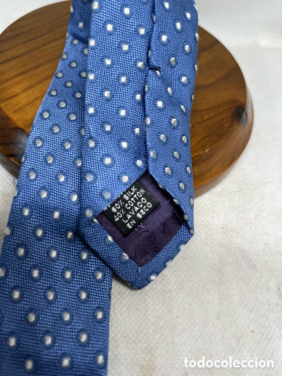 Segunda mano: CORBATA EMIDIO TUCCI CORTE INGL&Eacute;S SEDA/ALGODON - Foto 3