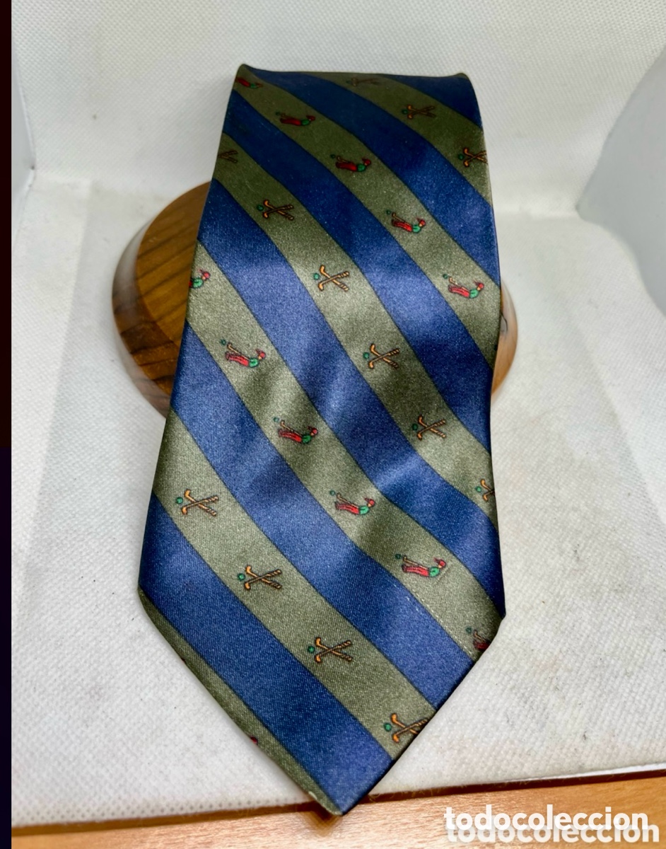 Segunda mano: CORBATA , Juego de Golf 100% seda - Foto 1