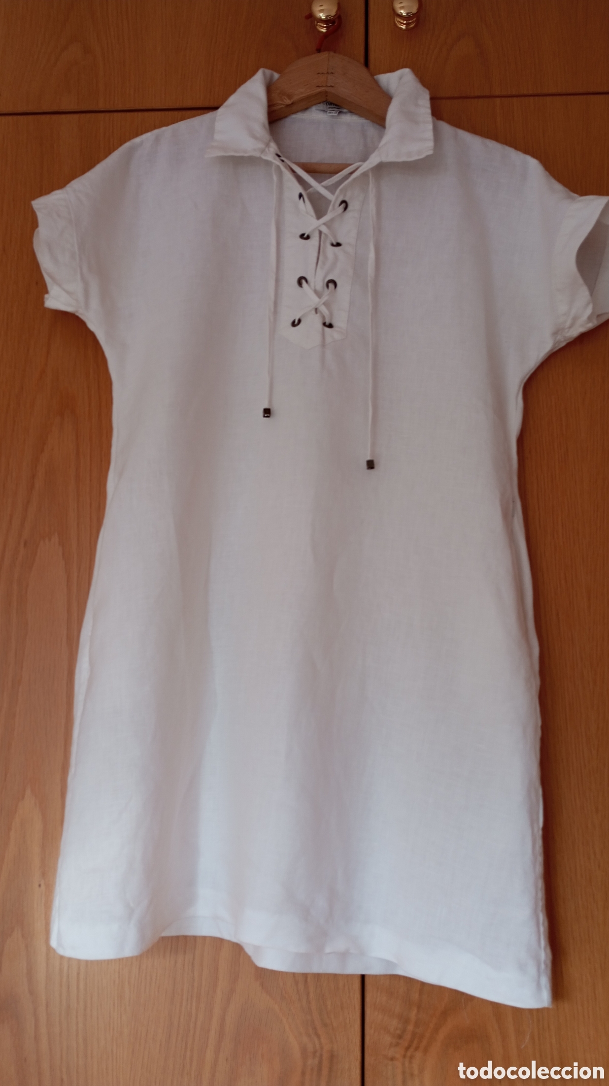 Segunda mano: Vestido Blanco lino - Foto 6