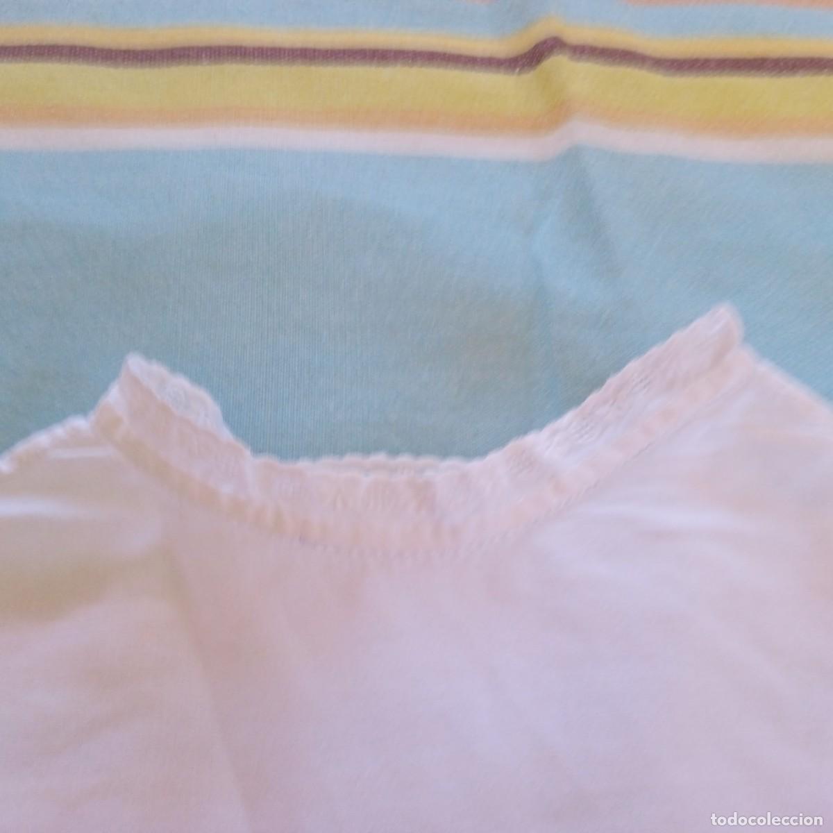 Segunda mano: CAMISA ALGODON CON PUNTILLA PARA BEBE-A&Ntilde;OS 70 - Foto 2