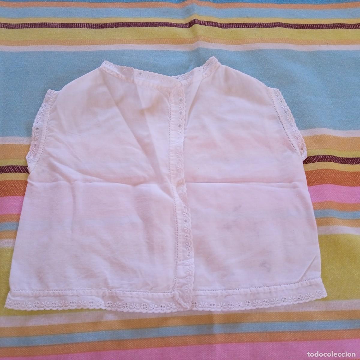 Segunda mano: CAMISA ALGODON CON PUNTILLA PARA BEBE-A&Ntilde;OS 70 - Foto 5