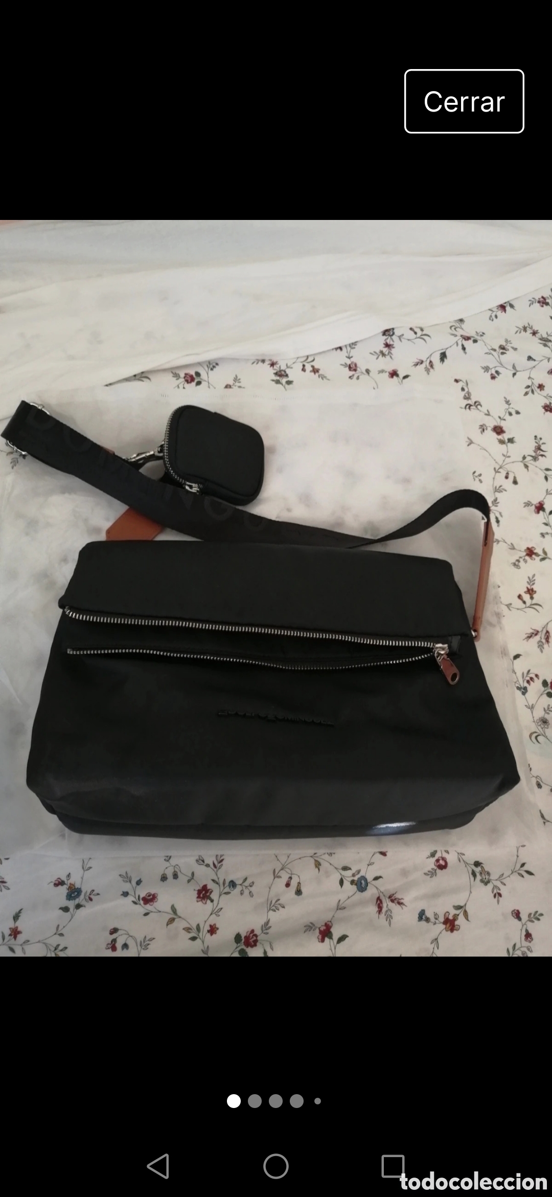 Segunda mano: Bolso de nylon negro de Adolfo Dominguez - Foto 2