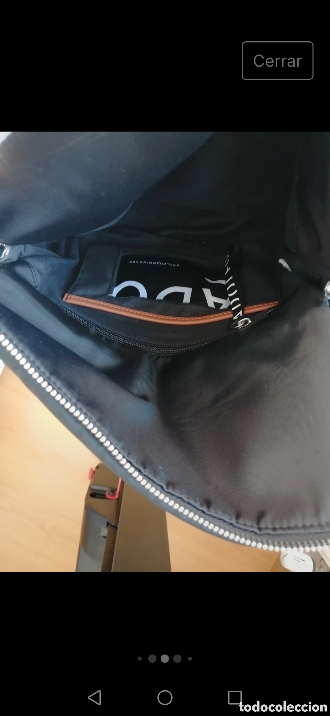 Segunda mano: Bolso de nylon negro de Adolfo Dominguez - Foto 6