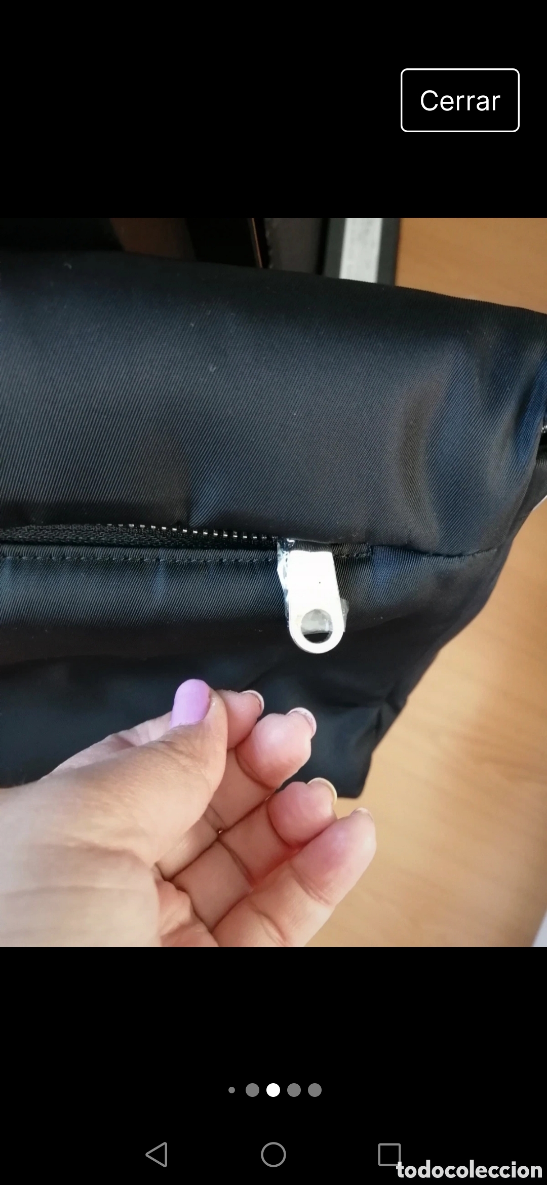 Segunda mano: Bolso de nylon negro de Adolfo Dominguez - Foto 7