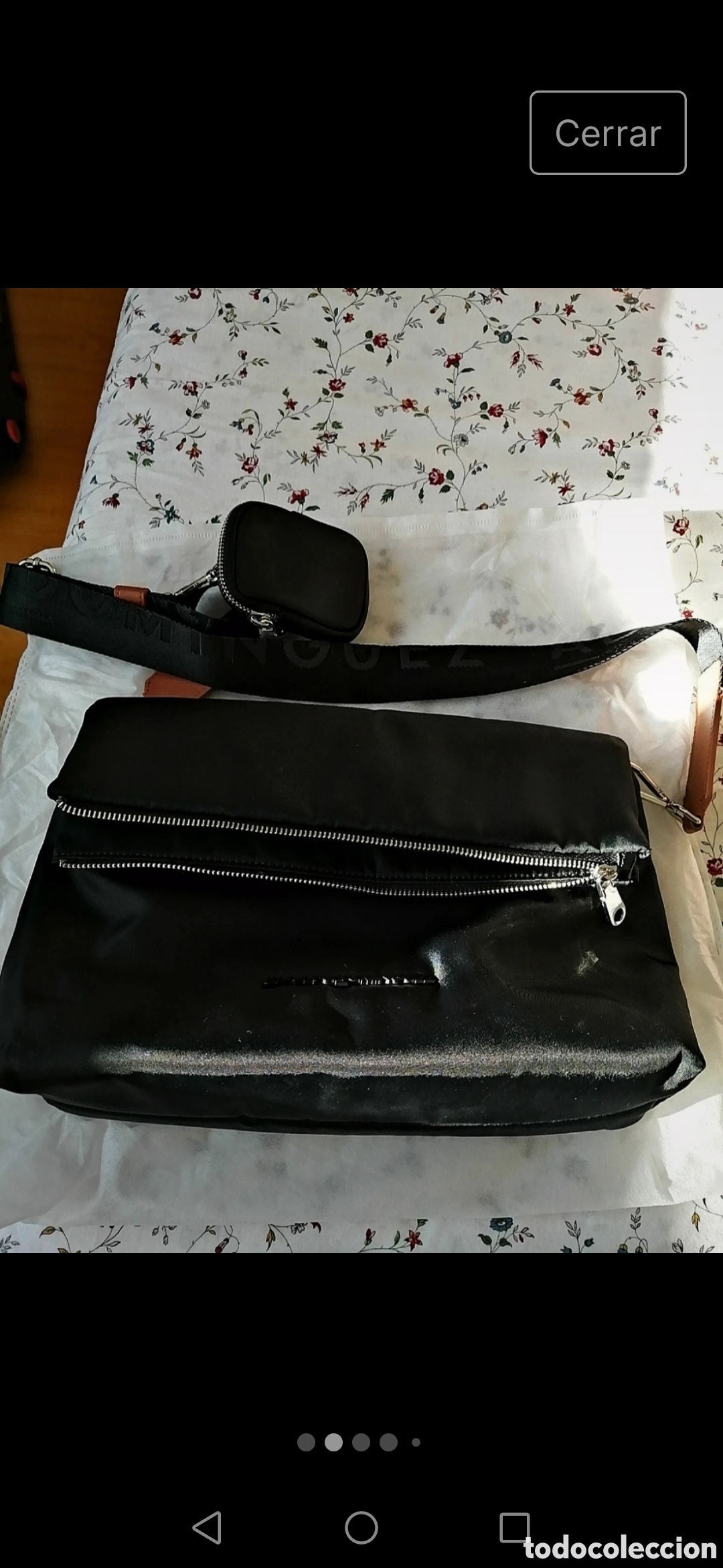 Segunda mano: Bolso de nylon negro de Adolfo Dominguez - Foto 1