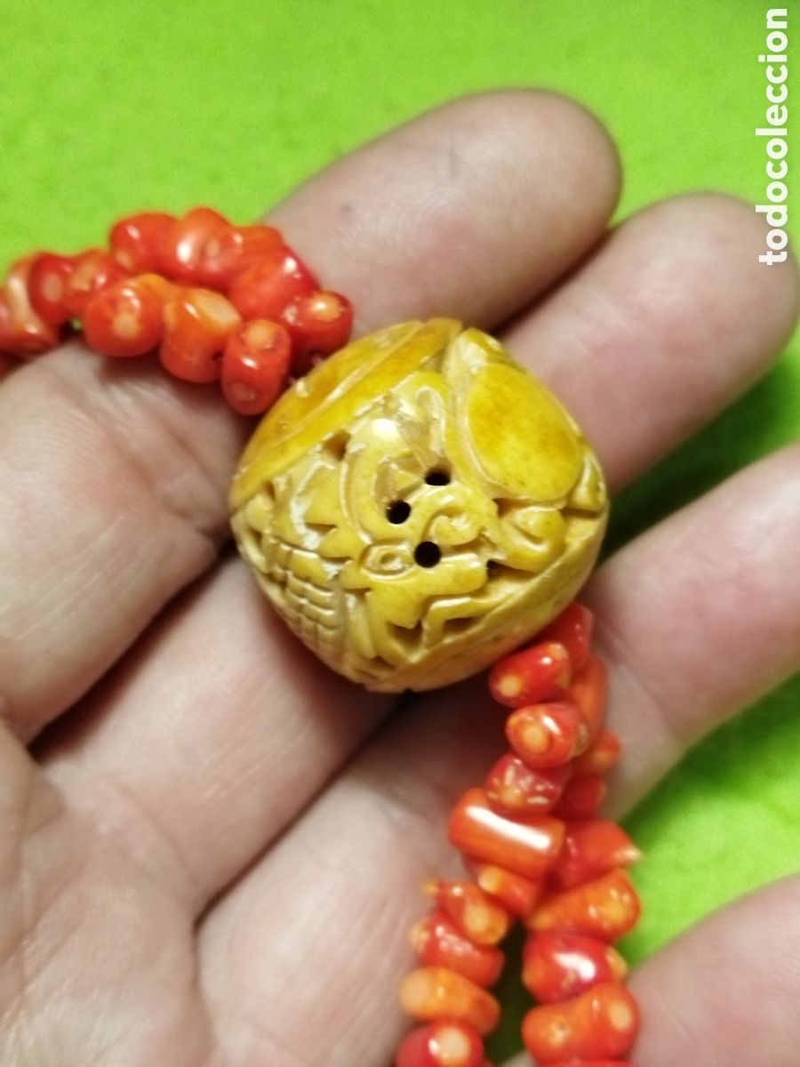 Segunda mano: Collar coral y hueso - Foto 4