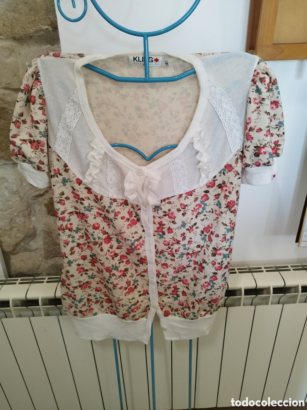 Segunda mano: Blusa Kling talla M boho flores - Foto 1