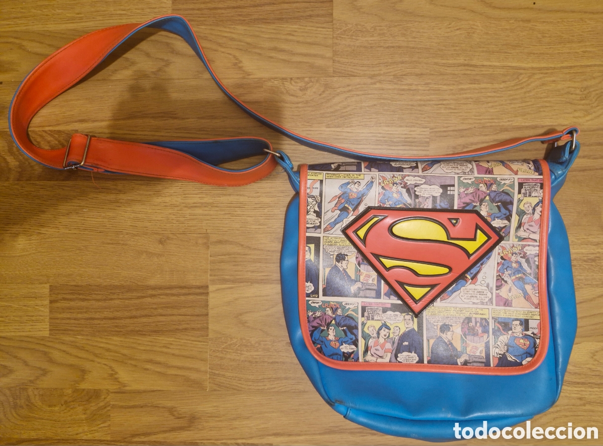 Segunda mano: BANDOLERA PIEL C&Oacute;MIC SUPERMAN - Foto 2