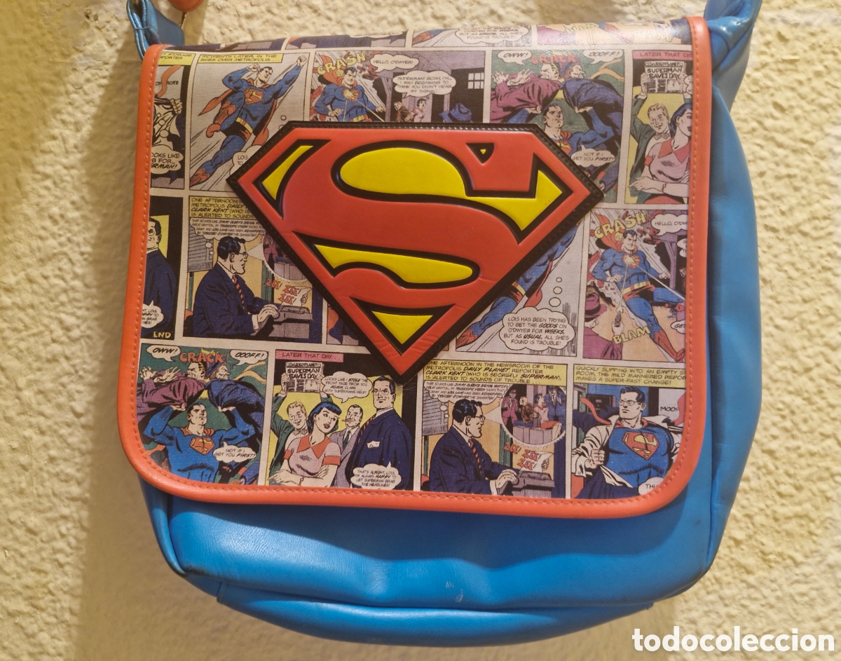 Segunda mano: BANDOLERA PIEL C&Oacute;MIC SUPERMAN - Foto 1