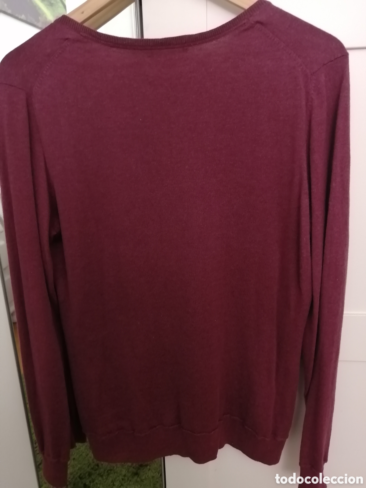 Segunda mano: Jersey seda cashmere burdeos marca Cortefiel - Foto 3