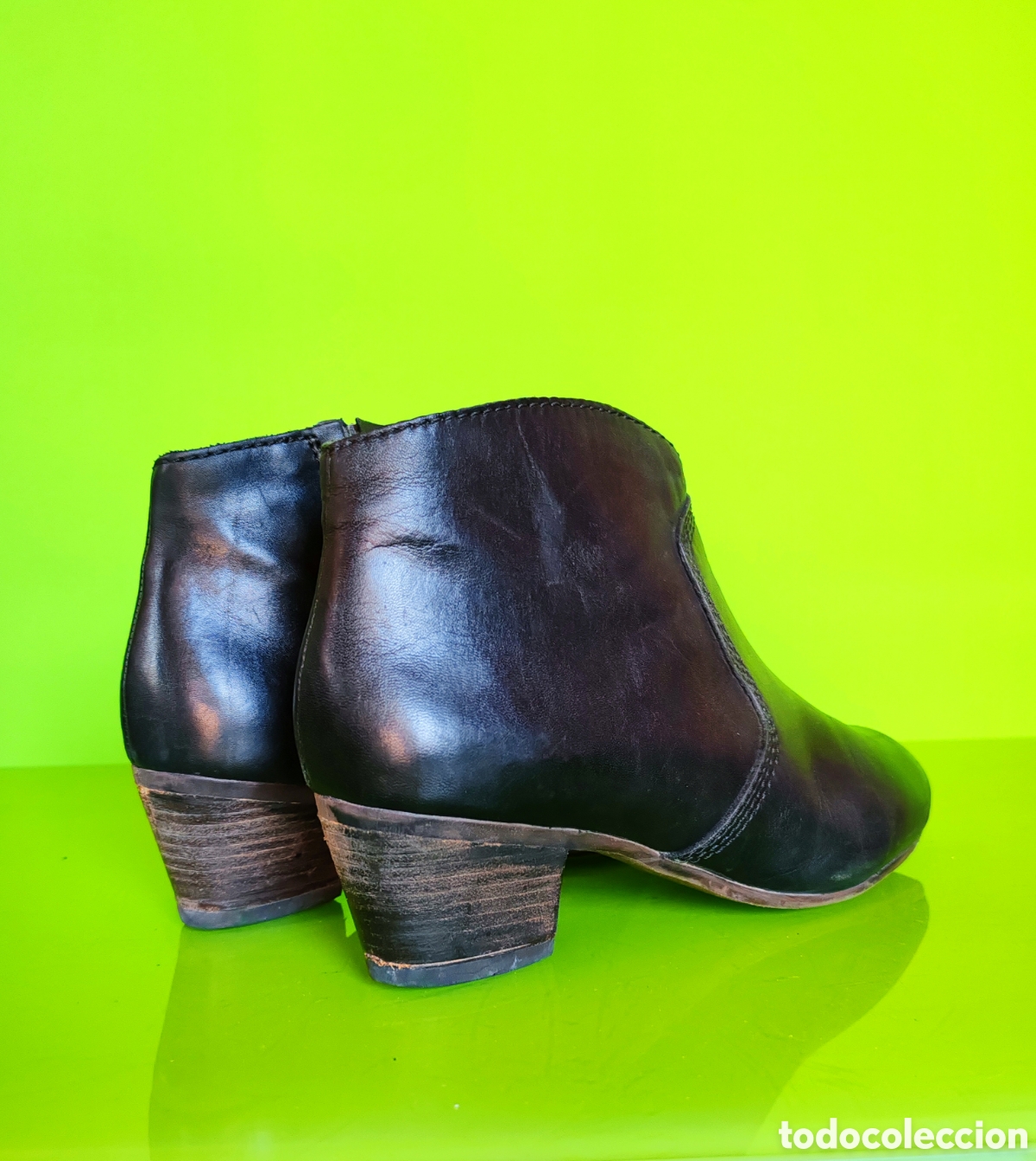 Segunda mano: Botines clarks de piel mujer 38,5 - Foto 2