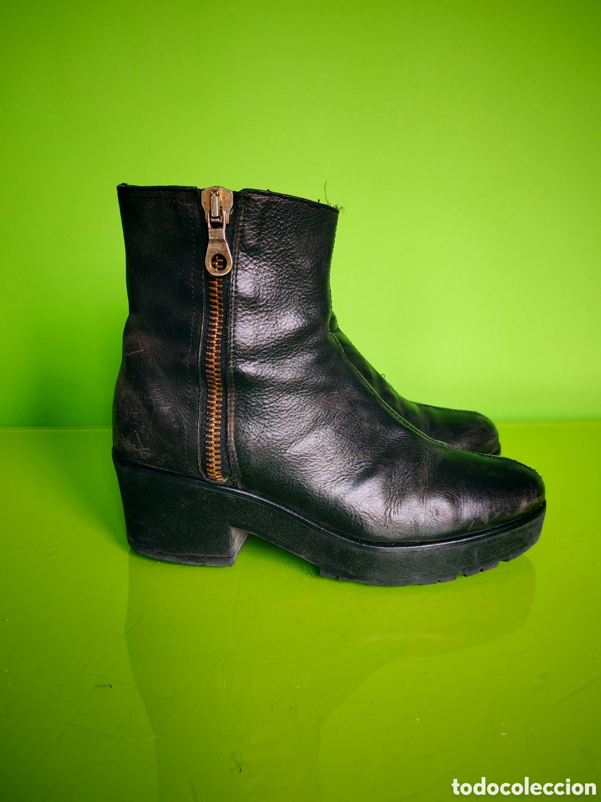 Segunda mano: Botines de piel mujer 38 - Foto 2