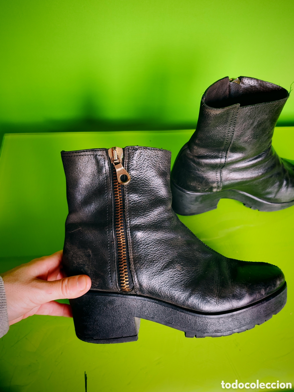 Segunda mano: Botines de piel mujer 38 - Foto 3