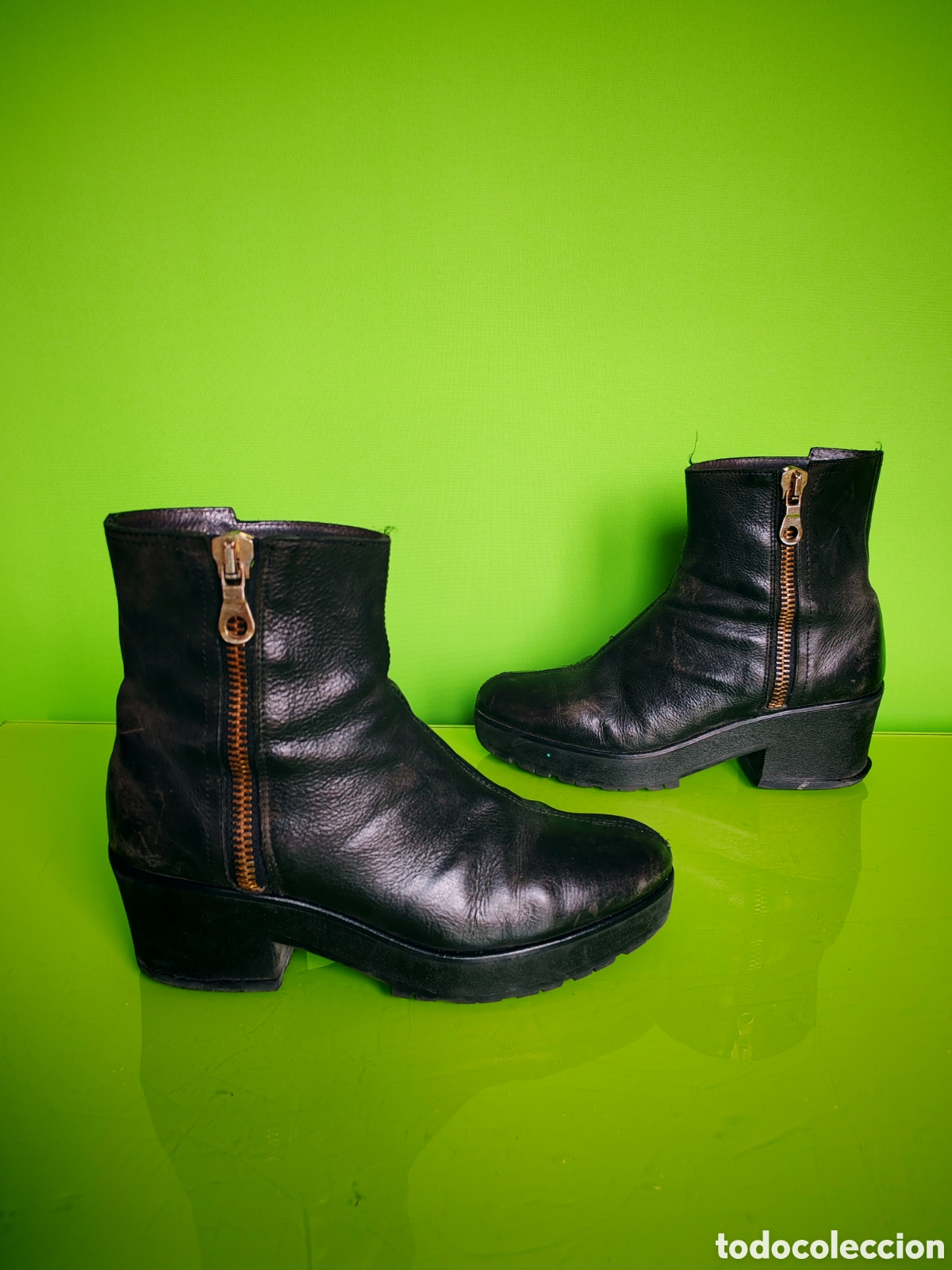 Segunda mano: Botines de piel mujer 38 - Foto 1