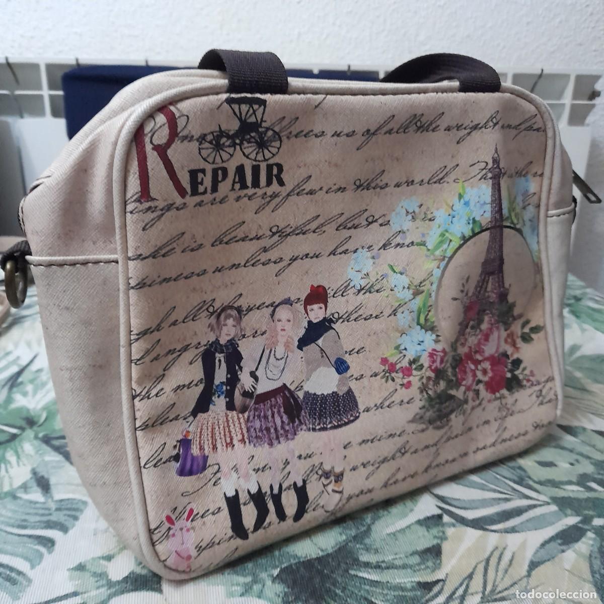 Segunda mano: Bolso peque&ntilde;o con dibujos de Paris - Foto 3