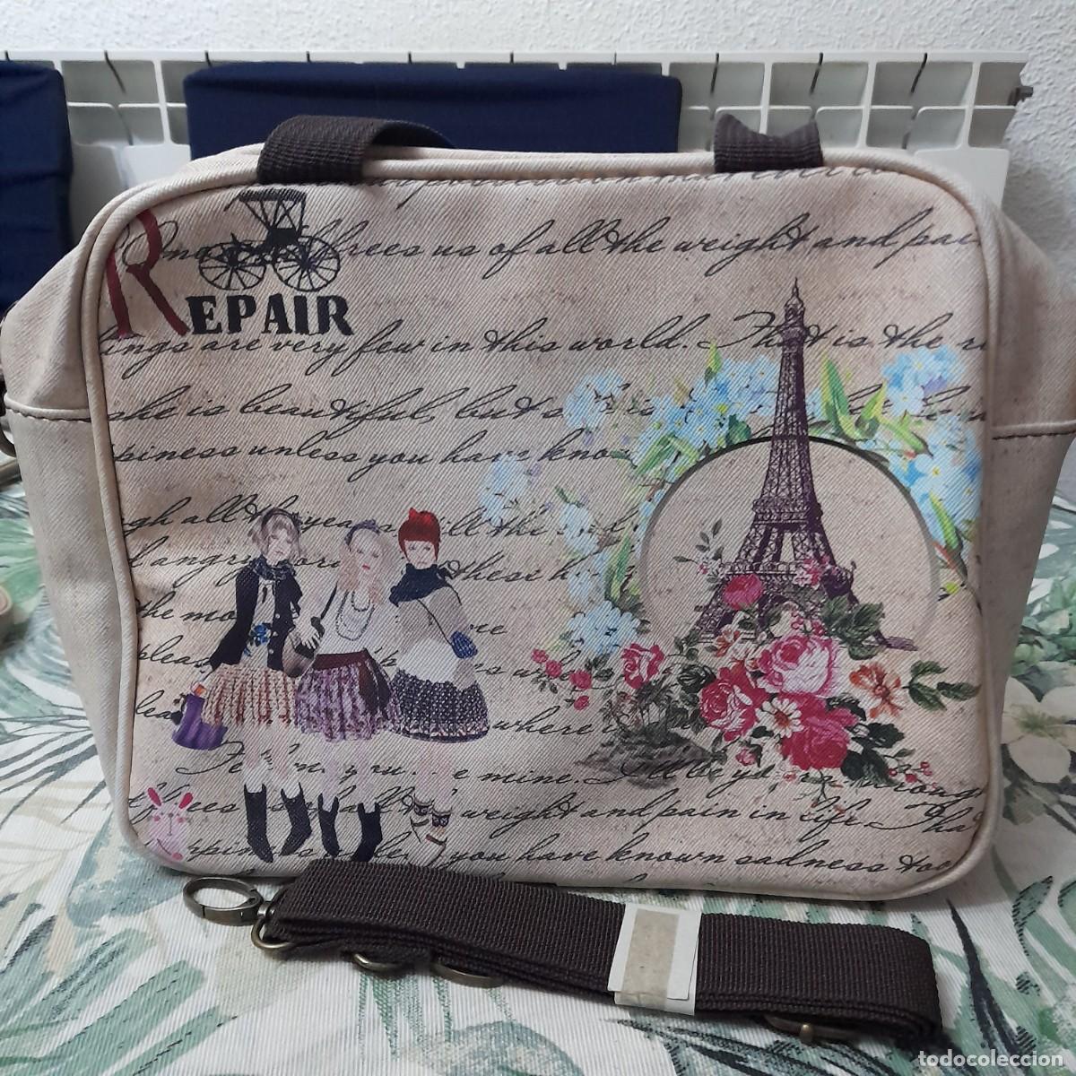 Segunda mano: Bolso peque&ntilde;o con dibujos de Paris - Foto 4