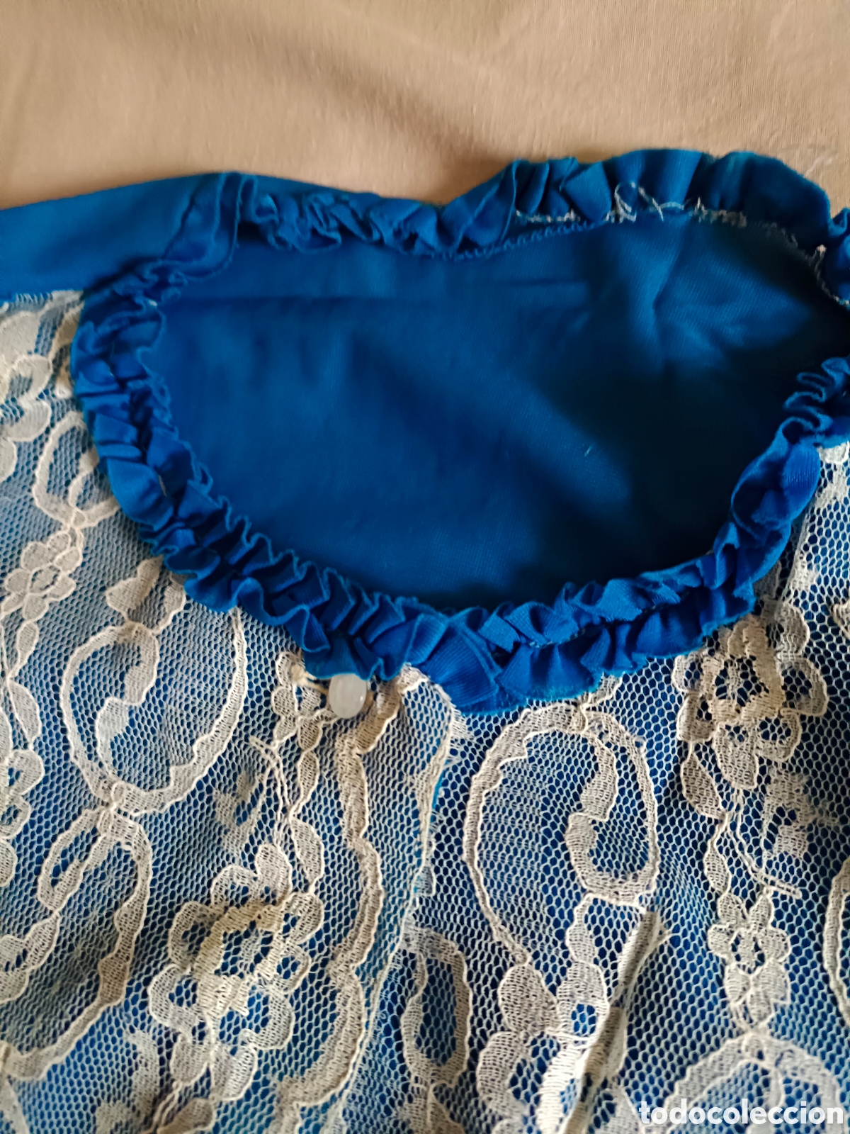 Segunda mano: Bata ligera neglig&eacute; azul - Foto 5