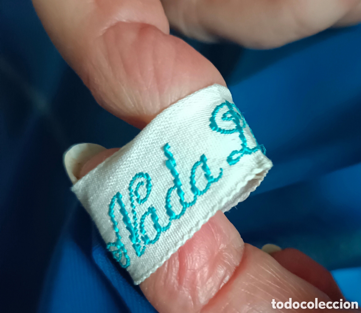 Segunda mano: Bata ligera neglig&eacute; azul - Foto 6