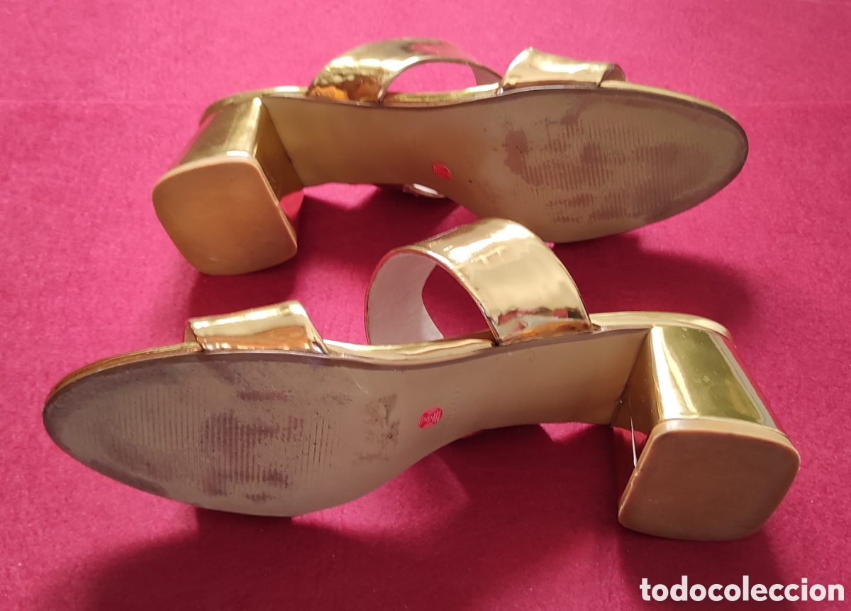 Segunda mano: Sandalias doradas Cortefiel - Foto 9