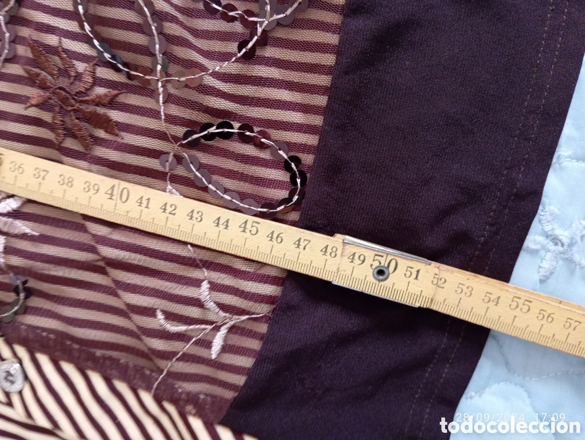 Segunda mano: Blusa algod&oacute;n bordada con perlas - Foto 8