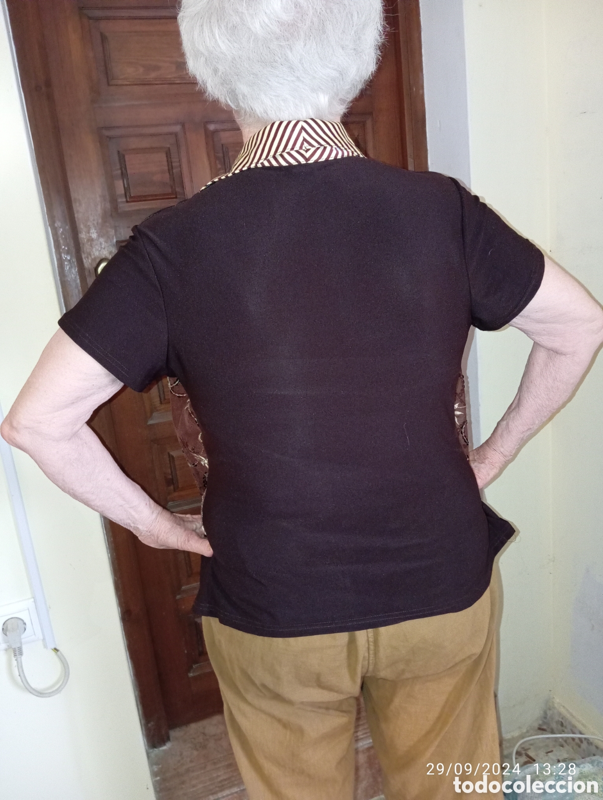 Segunda mano: Blusa algod&oacute;n bordada con perlas - Foto 10