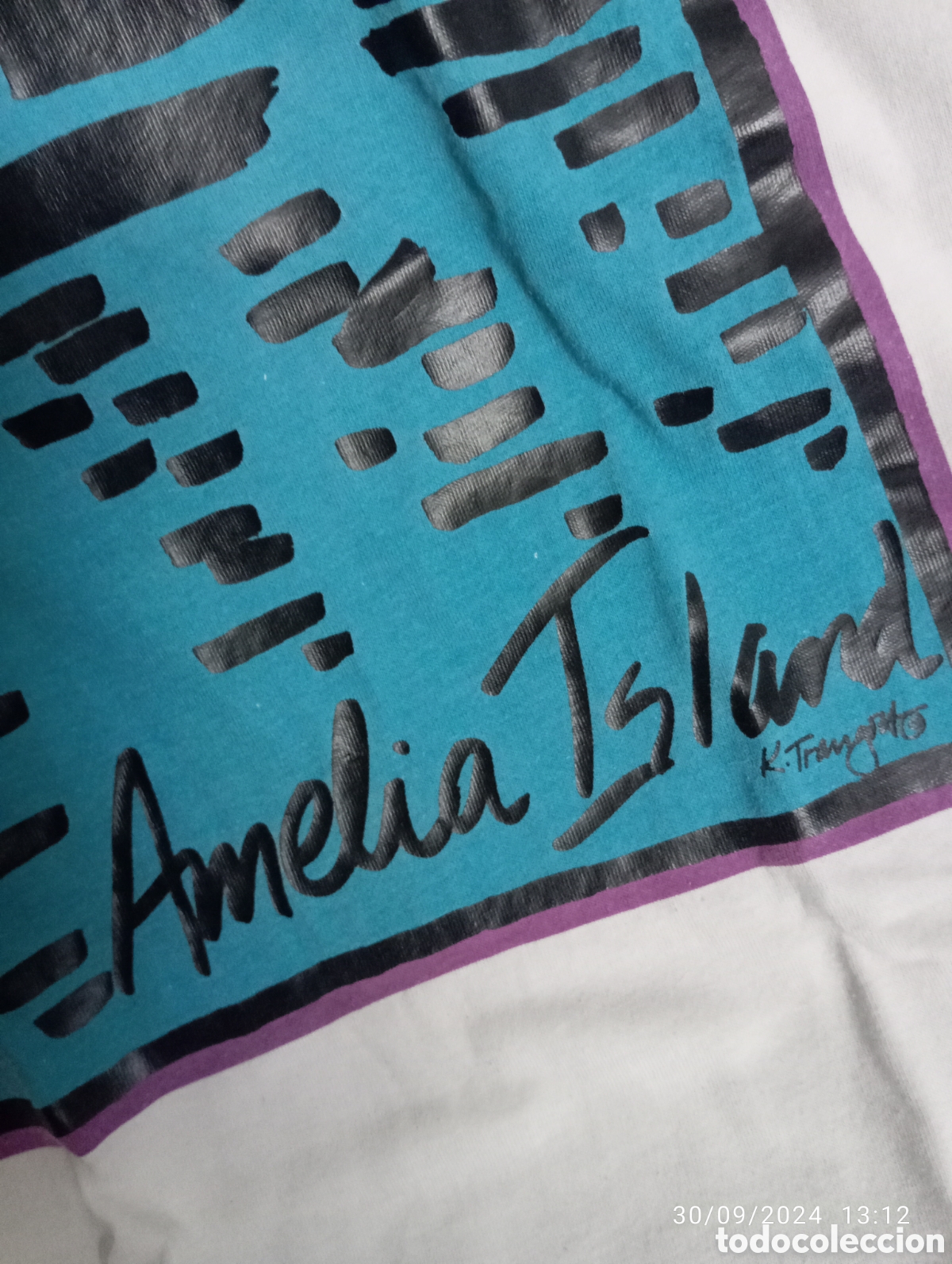 Segunda mano: Camiseta algod&oacute;n pintada a mano - Foto 2