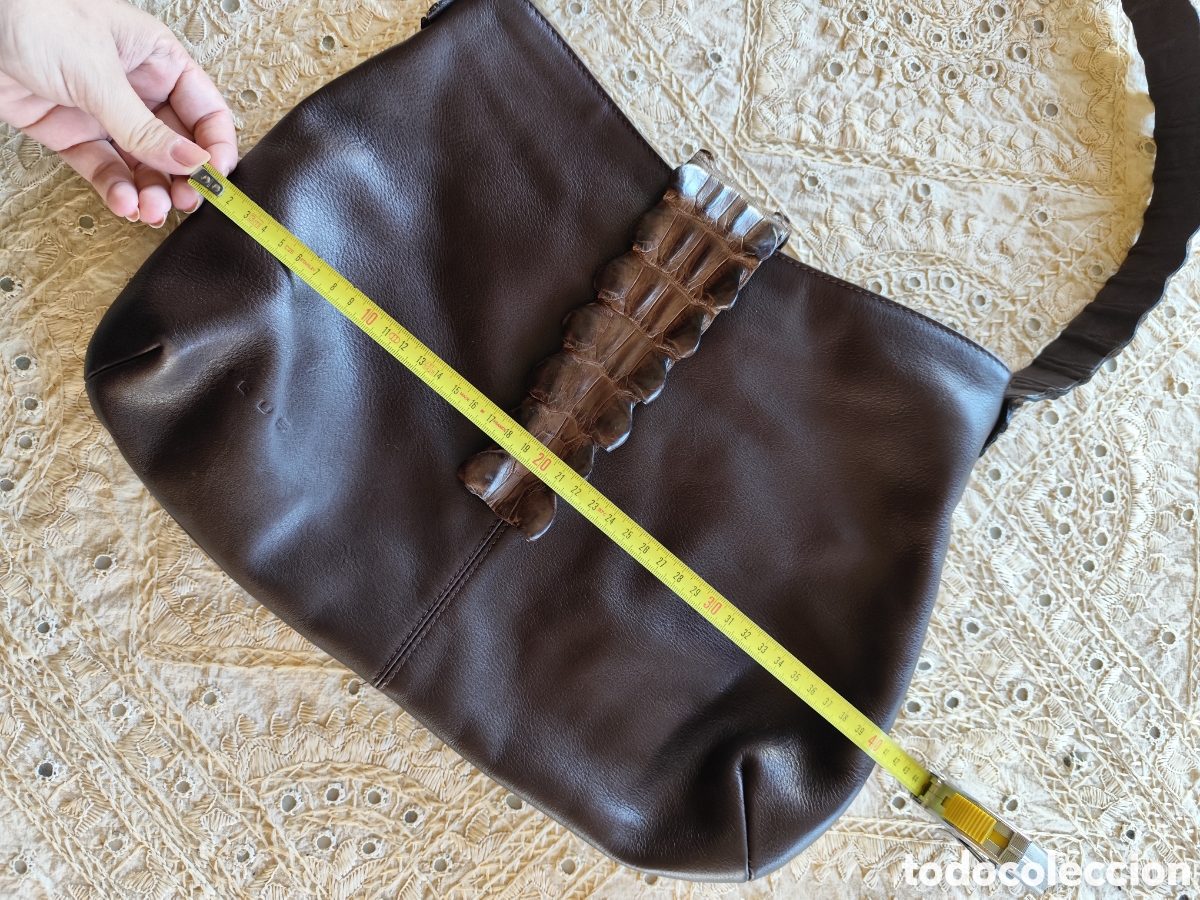 Segunda mano: Bolso Zeus piel y cocodrilo - Foto 5
