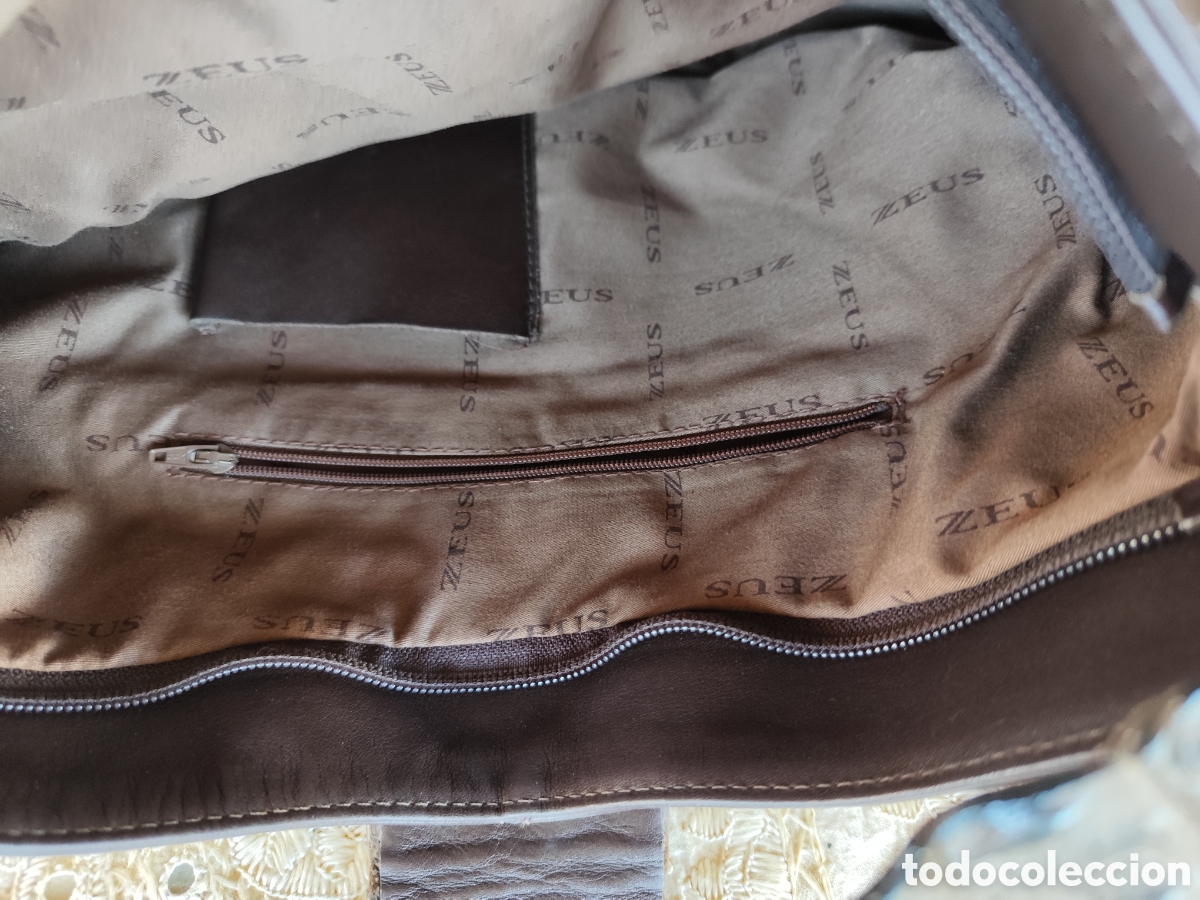 Segunda mano: Bolso Zeus piel y cocodrilo - Foto 6