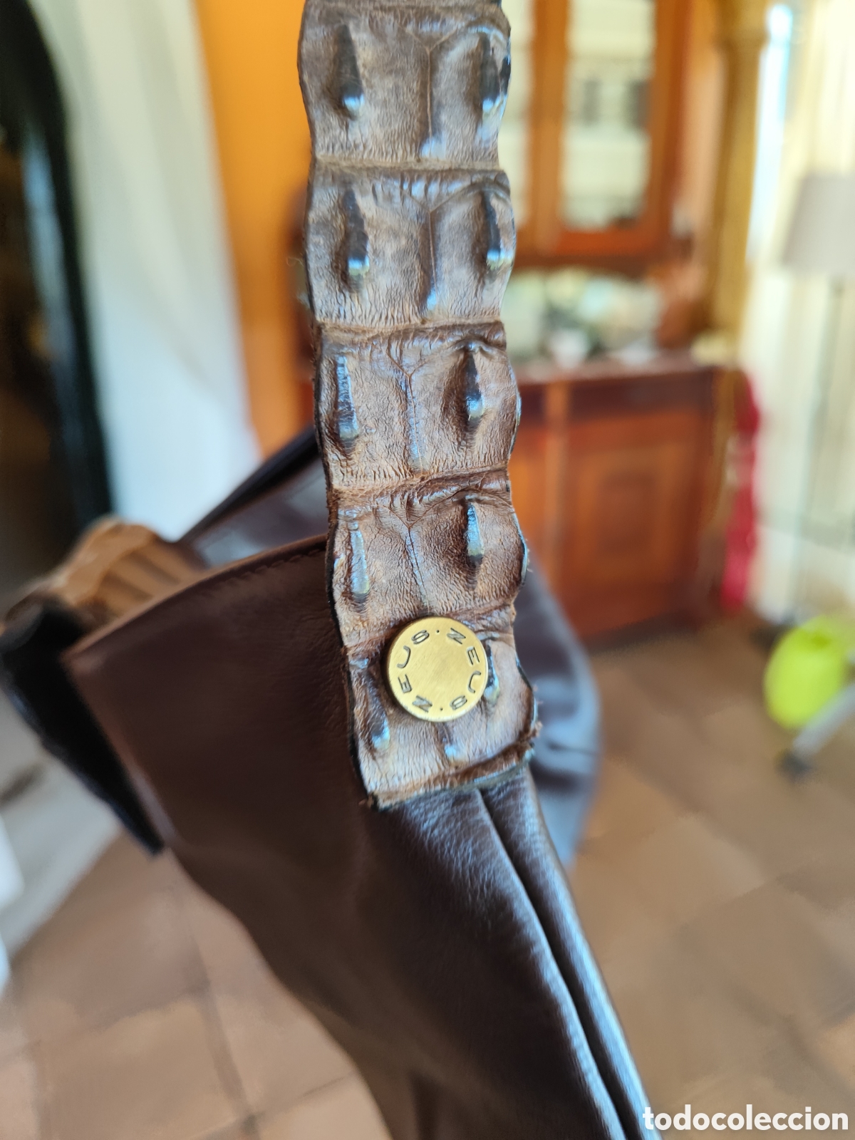 Segunda mano: Bolso Zeus piel y cocodrilo - Foto 7