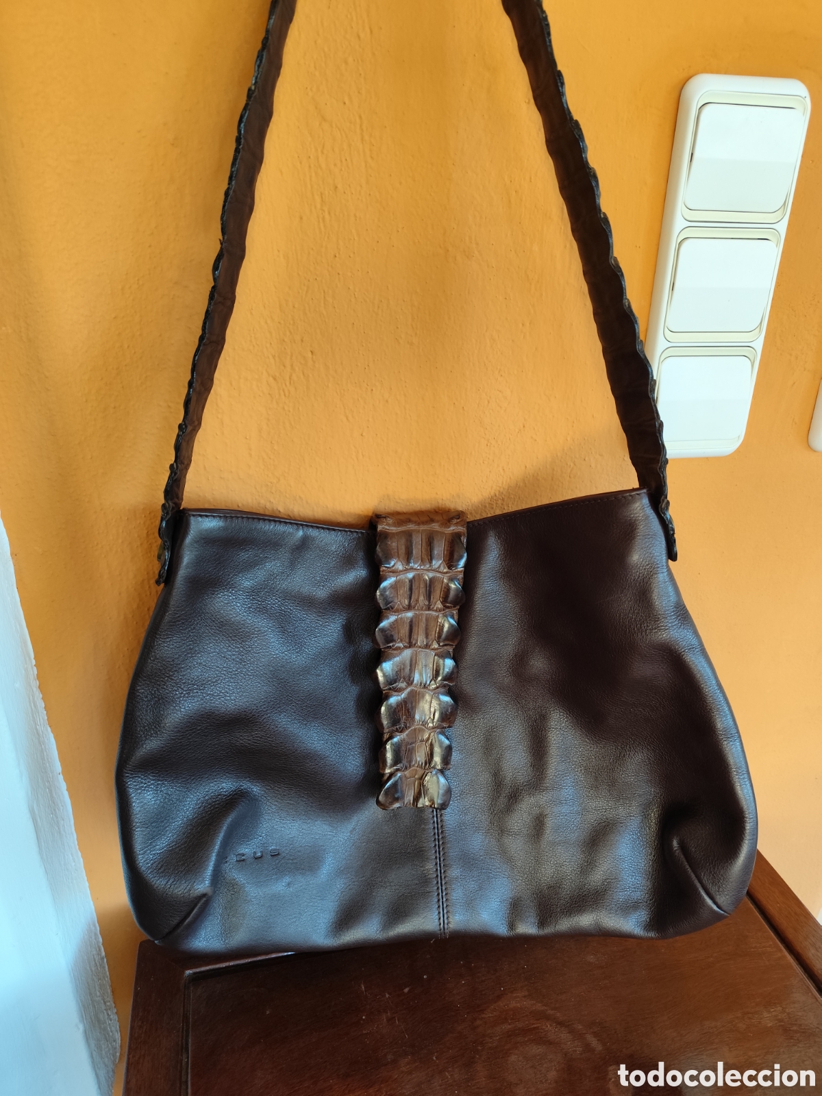 Segunda mano: Bolso Zeus piel y cocodrilo - Foto 10