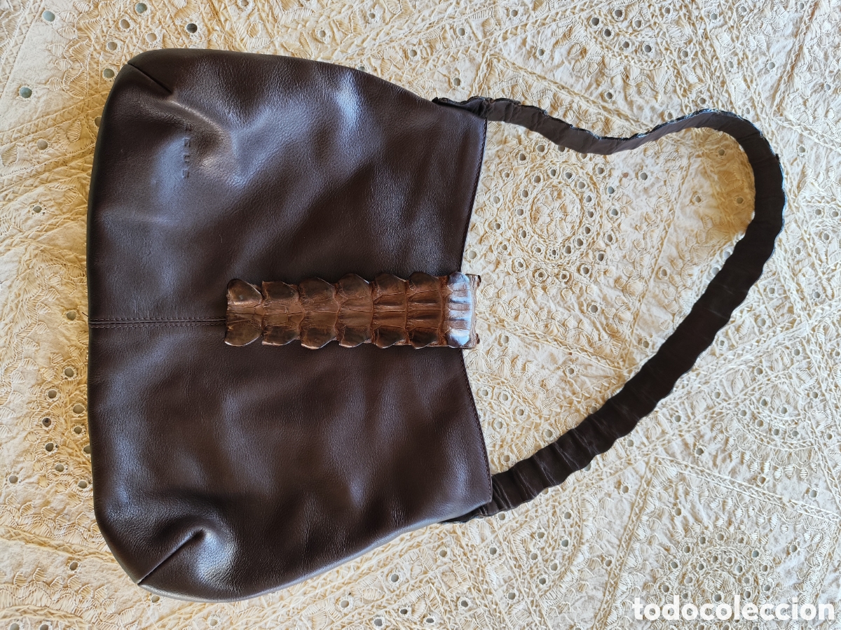Segunda mano: Bolso Zeus piel y cocodrilo - Foto 11