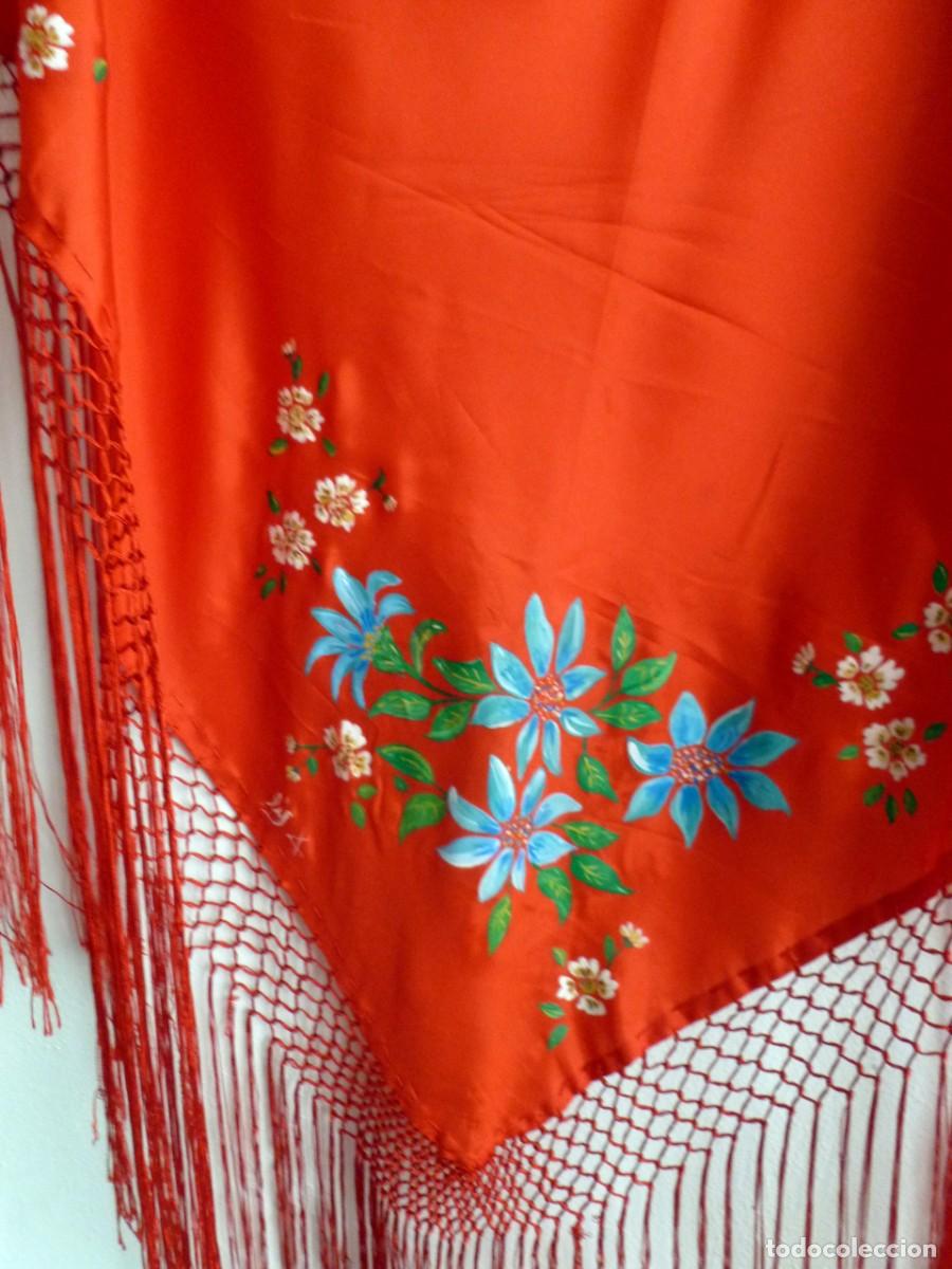 Segunda mano: Mant&oacute;n de flamenca pintado a mano - Foto 2