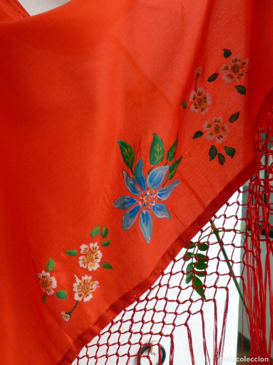 Segunda mano: Mant&oacute;n de flamenca pintado a mano - Foto 3