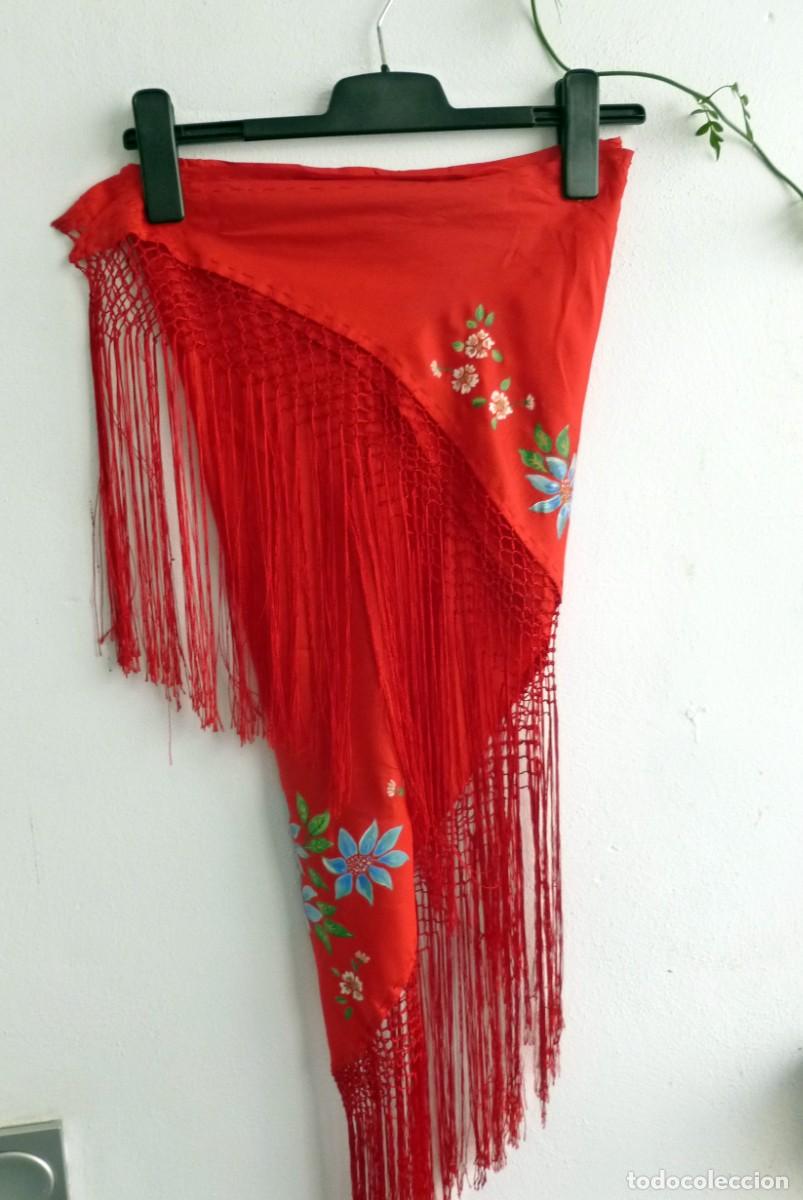Segunda mano: Mant&oacute;n de flamenca pintado a mano - Foto 4