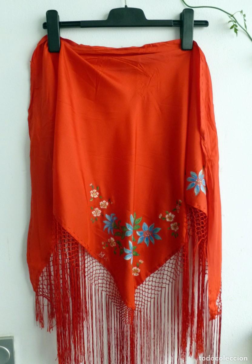 Segunda mano: Mant&oacute;n de flamenca pintado a mano - Foto 5