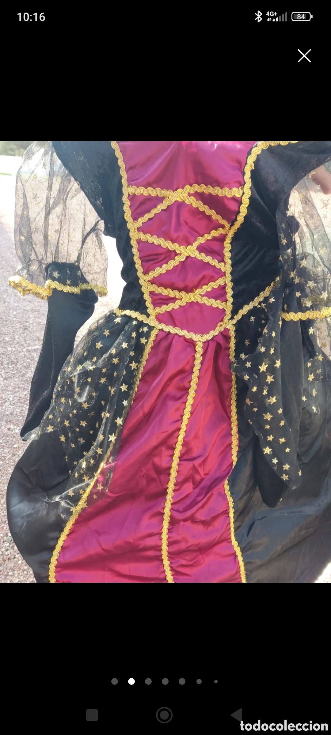 Segunda mano: Disfraz vampiresa con cancan 6-8 a&ntilde;os - Foto 2
