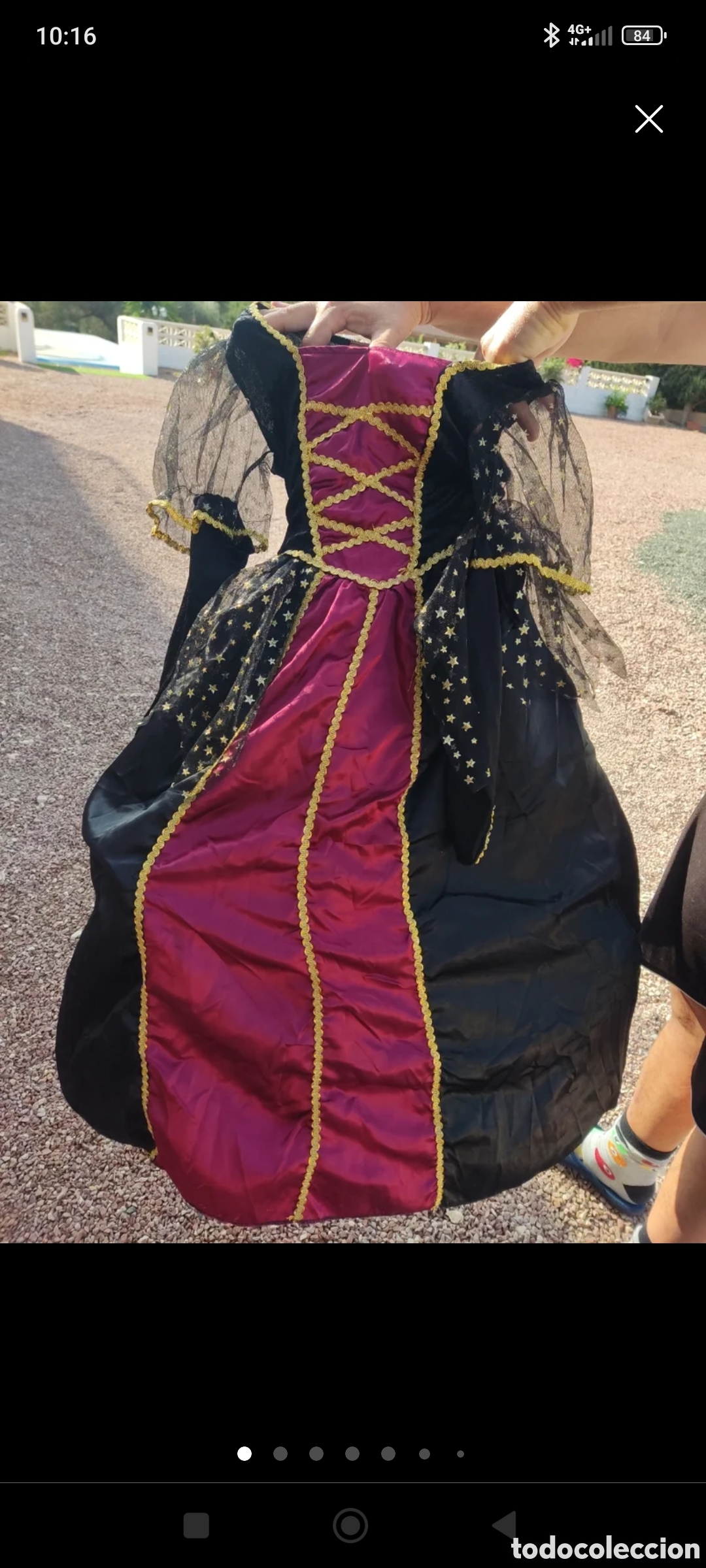Segunda mano: Disfraz vampiresa con cancan 6-8 a&ntilde;os - Foto 1